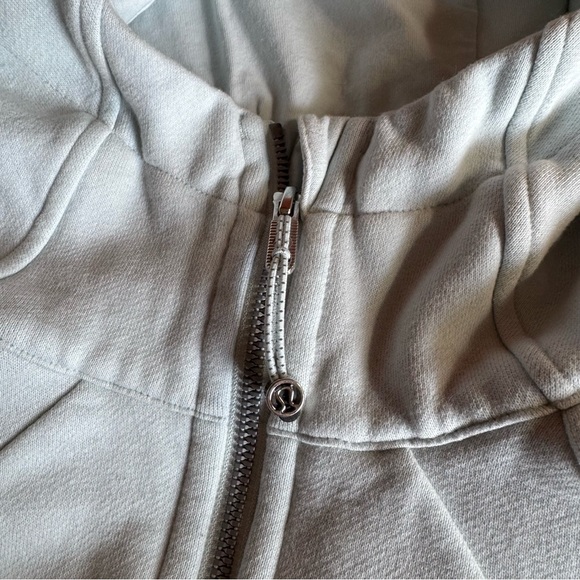 Lululemon Scuba Full Zip Cropped Hoodie, Ocean Air, Size 4 - Picture 5 of 10